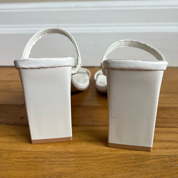 White strappy heels size 6 - Picture 8 of 8